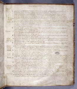 Page from the Register of the Council of the Parliament of Paris depicting Joan of Arc by French School