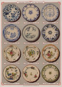 Page from the Catalogue of the Grand Depot of Porcelains, Faiences and Glassware