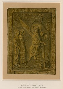Panel of a Book Cover by French School