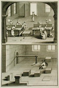 Paper making, from the 