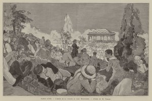 Paris in Summer, The hour of music at Montsouris Park by French School