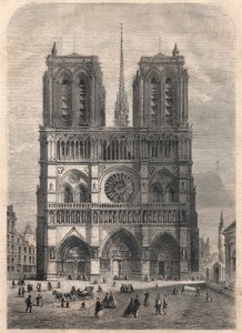 Plan of Notre Dame after Eugene Viollet le Duc