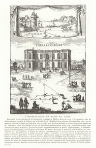 Paris Observatory in 1700 by French School