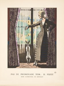 No Walk Tom... If It Rains, from a Collection of Fashion Plates