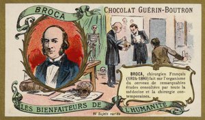Paul Broca, French physician, anatomist and anthropologist by French School