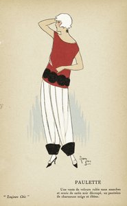Paulette from Toujours Chic, published 1921-22 by French School