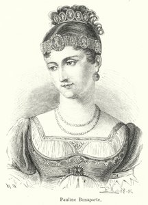 Pauline Bonaparte (engraving) by French School