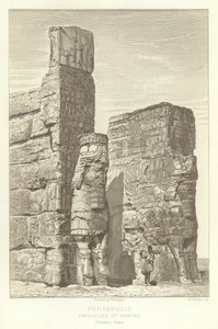Persepolis, Propylaea of Xerxes, Present State by French School