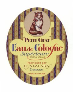 Petit Chat Label, Eau de Cologne by French School