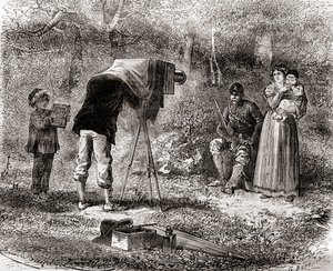 Photography in the 19th Century, from Les Merveilles de la Science, Published c.1870 by French School