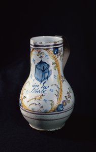 Pitcher with the inscription Vive la Liberte, 1789 by French School