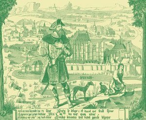 Plan of Clermont en Beauvais by French School