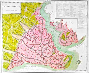 Plan of Constantinople by French School