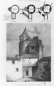 Plan of the Tour de Montaigne, at Saint-Michel-de-Montaigne by French School
