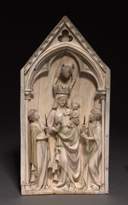 Plaque: The Virgin and Child with Angels