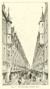 Pont Notre-Dame in the 18th Century by French School
