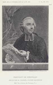Portrait of Condillac by French School