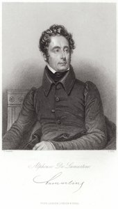 Portrait of Alphonse de Lamartine by French School