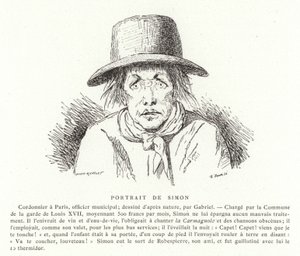 Portrait of Antoine Simon by French School