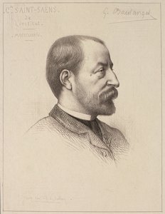 Portrait of Camille Saint-Saens (1835-1921)