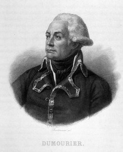 Portrait of Charles François Du Périer dit Dumouriez (1739 - 1823) French General - in French Revolution by Thiers. 19th century