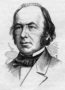 Portrait of Claude Bernard, French medical physiologist and academician. Engraving in Le Monde Illustré n°883 of 14 March 1874