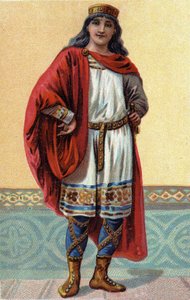 Portrait of Clovis II, King of the Franks (c.633-657)
