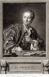 Portrait of Diderot from the Encyclopedia of Diderot and Alembert