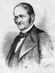 Portrait of Dr. Jules Cabarrus (1801-1870), French physician (engraving in Le Monde Illustré)