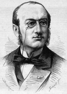 Portrait of Edme Albert Gigot (1835-1913), French prefect of police. Engraving in Le Monde Illustré n°1104 of 25 May 1878.