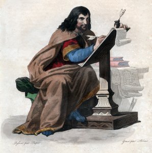 Portrait of Einhard, Frankish scholar and courtier