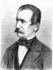 Portrait of Engerth, Austrian engineer - in Album of Science; illustrious scientists; Great discoveries 1896