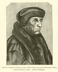 Portrait of Erasmus by French School