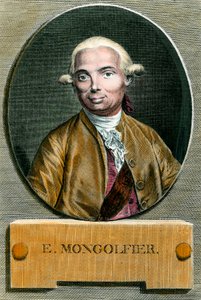 Portrait of Etienne de Montgolfier (1745 - 1799), inventor of the hot air balloon
