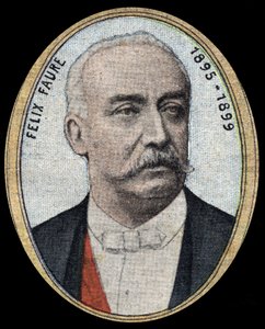 Portrait of Felix Faure, industrialist and politician, moderate Republican, he became President of the Republic from 1895 to 1899