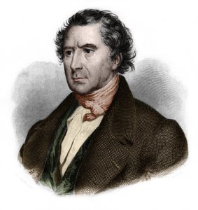Portrait of Francois Arago (1786-1853), French mathematician, physicist, astronomer and politician. in Livre des Sporers by Louis de Cormenin Timon. 1842. Private collection.
