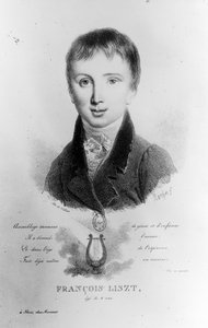 Portrait of Franz Liszt aged 11