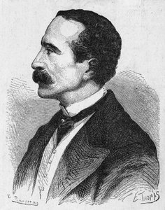 Portrait of Georges Bonelli, the inventor of the typographic telegraph - in Album of Science; illustrious scholars; Great discoveries 1896