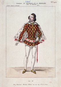 Portrait of Gilbert Duprez, French Tenor and Composer in 