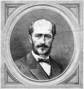 Portrait of Gustave Lambert (1824-1871), French hydrographer and explorer, author of an expedition project at the North Pole