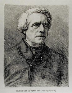 Portrait of Heinrich Daniel Ruhmkorff (1803-77) by French School