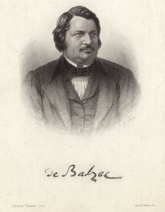 Portrait of Honore de Balzac by French School