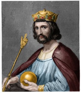 Portrait of Hugues I Capet (c. 941 - 996), Duke of France and then King of France