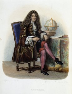 Portrait of Jean Francois Regnard, French writer and playwright (1655-1709) - in 