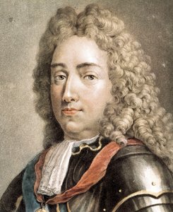 Portrait of Louis-Joseph of Bourbon, Duke of Vendome, Colour Engraving by French School