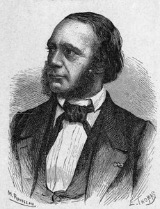 Portrait of Louis Breguet (1804 - 1883), Watchmaker and Inventor of Telegraphy Apparatus - in Album of Science; Illustrious Scientists; Great Discoveries 1896