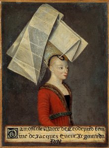 Portrait of Macee Leodepard, wife of the French trader Jacques Coeur