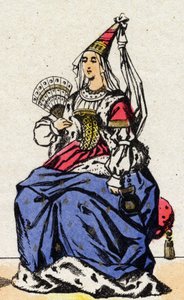 Portrait of Mary of Anjou, Queen of France (1404-1463)