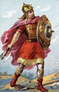Portrait of Merovee, King of the Salian Franks