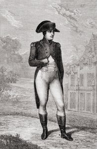 Portrait of Napoleon Bonaparte, from Histoire de la Revolution Francaise by Louis Blanc